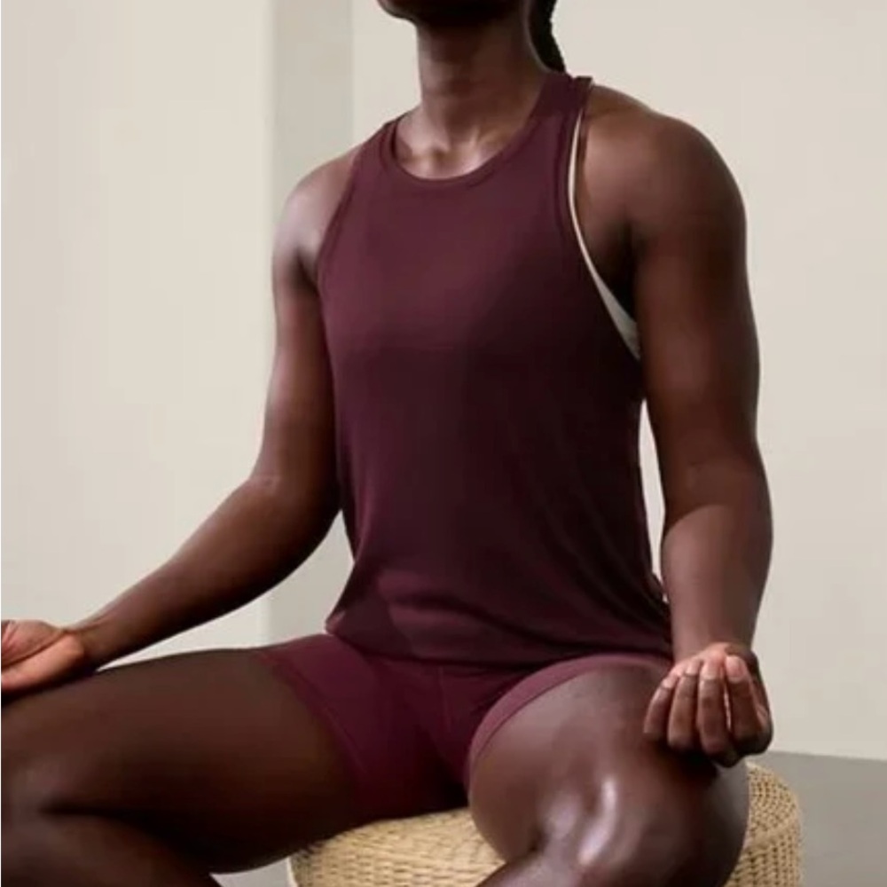Athleta With Ease Rib Tank - color Orchid - Size Small - Picture 5 of 7